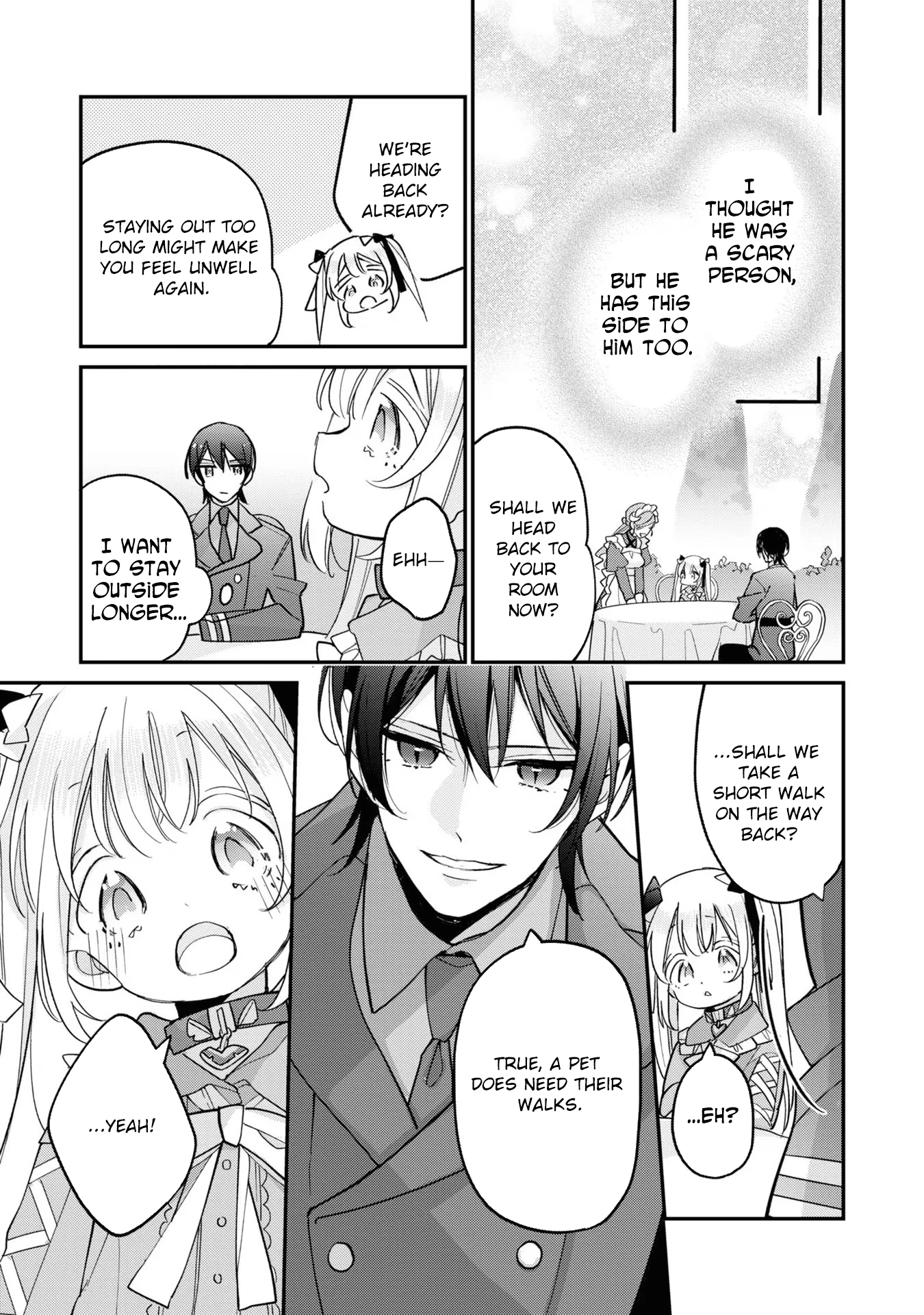 Fired as the Saintess, Turned into a Loli, and Became the Demon King’s Pet. Chapter 5 Page 27